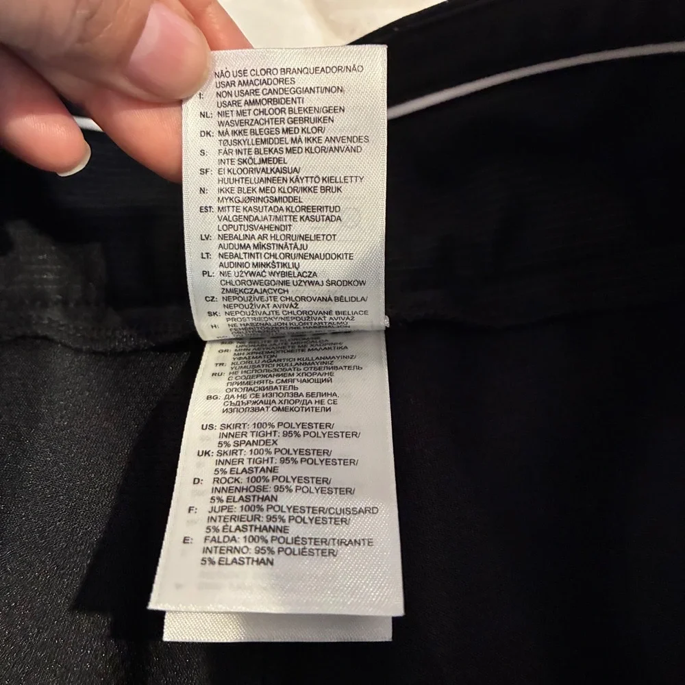Adidas Golf Skort Pull On‎ Athletic Performance Black Size 2 - Picture 4 of 6